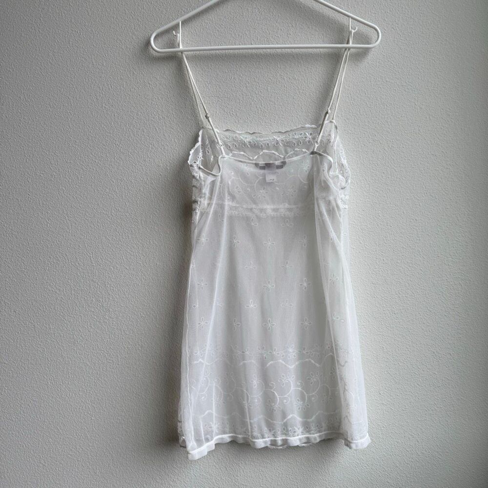 VINTAGE Victoria’s Secret Bridal Eyelet Lace Lingerie Slip Gown Chemise Size S - Picture 5 of 6